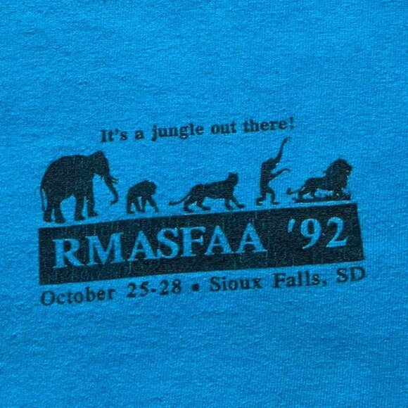 Vintage SINGLE STITCH South Dakota USA Zoo Tourist SHirt - Picture 2 of 5
